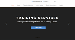 Desktop Screenshot of cybertraininc.com