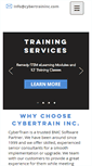 Mobile Screenshot of cybertraininc.com
